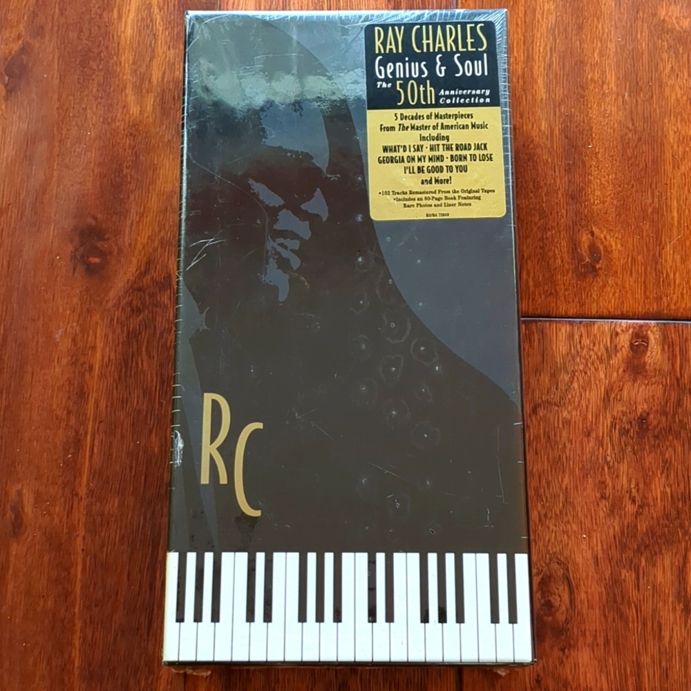 NWTs Ray Charles Genius & Soul 5 CDs,  the 50th Anniversary Collection